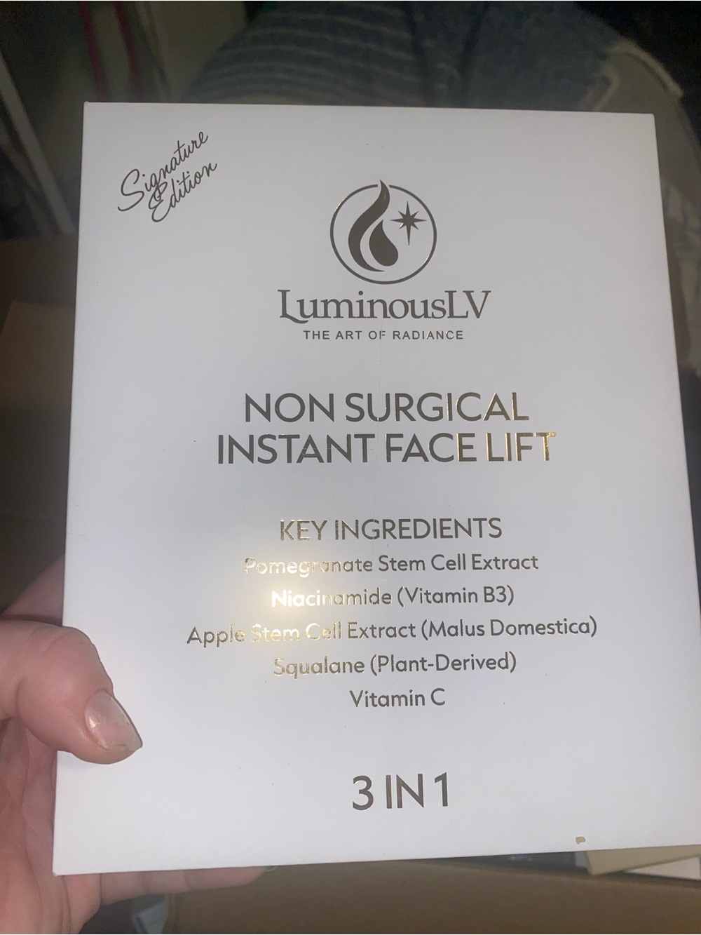 LUMINOUS LV Non Surgical Instant Face Lift Serum 3 in 1 !!!